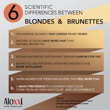 Swedish and norwegian and german people too. 6 Scientific Differences Between Blondes Brunettes Science Astounds Us Again Infographic Hair Personali Brunette To Blonde Hair Facts Blonde Hair Facts