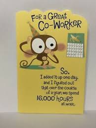 Employees (2284) employment agency (38) engaged (55) engineering (52) england (1948) equipment rental (14) estonia (23) event (41) exams/tests (66) excuses (11). Funny Humorous Coworker Happy Birthday American Greetings Card Employee Ebay