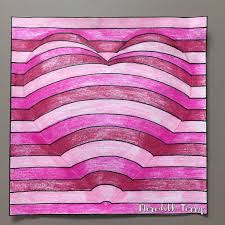 Moeilijk Om Te Maken Maar Het Resultaat Is Prachtig En Schic En Het Maar Maken Moeilijk Om P Valentinstag Kunst Kunstprojekt Fur Kinder Illusion Kunst