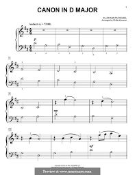 Johann pachelbel was born in 1653 and died in 1706. Canon In D Major Printable By J Pachelbel Sheet Music On Musicaneo