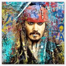 Tableau Deco Jack Sparrow Tableau Pop Art Tableaux Deco Comment Peindre