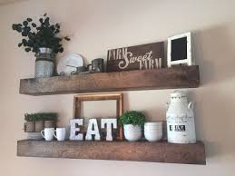 My Floating Shelfs Perfect For Your Breakfast Nook Or Dining Room Dining Room Shelves Floating Shelves Living Room Shelf Decor Living Room