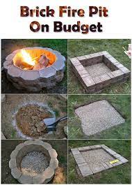 Powered by liquid propane, this fire. Brick Fire Pit On Budget Diy Outdoor Fireplace Brick Fire Pit Backyard Fire
