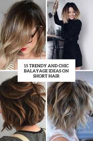 There are light and dark tones of red in this gorgeous style. 15 Trendy And Chic Balayage Ideas On Short Hair Styleoholic
