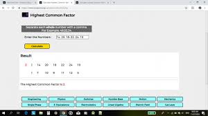 Nickzom Calculator Solves For Lowest Common Multiples And Highest Common Factor In Pre Algebra Nickzom Blog Common Multiples Common Factors Pre Algebra