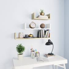 Vidaxl Wandregal 3 Stk Weiss Und Sonoma Eiche Spanplatte Gitoparts Wohnwand schrankwand sonoma eiche und weiß wohnzimmer anbauwand beleuchtung logo. vidaxl wandregal 3 stk weiss und sonoma eiche spanplatte gitoparts