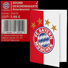 So halten sie schon vor der endgültigen bestellung ihrer einladung eine handfeste version der geburtstagskarte in den händen, damit sie sich in ruhe ein. Soundkarte Fc Bayern Munchen Sound Geschenkkarte Geburtstag Geburtstagskarte Fcb Eur 7 95 Picclick De