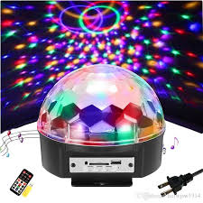 Disco Ball Party Light Led Dj Light Bluetooth Speaker Strobe Rotating Projector Sound Activated With Remote And Udisk Disco Light Bar Lights For Disco From Hcfwjsw1314 24 95 Dhgate Com