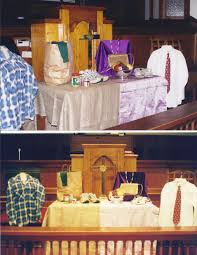 Parable Of The Rich Man Who Passes By The Poor Man Lazarus What A Thought Provoking Visual Contrast Worship Art Altar Art Sunday School