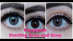 This spelling was inherited from the x11 standard. Freshlook Colorblends Grey Sterling Gray On Dark Eyes Youtube