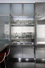Barker modern manufactures and sells fully custom ready to assemble cabinets with a modern feel. Frosted Glass China Cabinet Doors Modern Kitchen