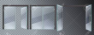 Commercial mini fridge, glass door refrigerator for office, countertop, perfect for snacks, soda, beer, lunch foods, in black, silver 4.0 out of 5 stars 62 $259.77 $ 259. Realistic Glass Door Entrance Modern Glass Doors Office Or Royalty Free Cliparts Vectors And Stock Illustration Image 151530225