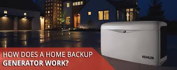 Immediately the power goes off an automated transfer button senses the power outage and prompts the generator to switch on and then an electrical load is transferred to the generator. How Kohler Backup Generators Work I Innovative Electrical Contracting