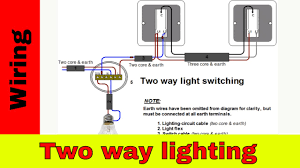Staircase circuit connection wiring is different from one way control light switch and we did not use one way switches in this connection because we need to controlled or switch off/on the lamp from both places top and down. How To Wire Two Way Light Switch Two Way Lighting Circuit Youtube
