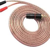 Kabel głośnikowy RCA na wtyczkę bananową, kabel audio HiFi OFC, pozłacany,  męski RCA na podwójny pin, złącze premium do wzmacniaczy i subwooferów (2  ...