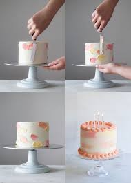 Comment Faire Un Gateau Aquarelle Facile Au Glacage A La Creme Au Beurre Nappage Gateau Colore Effet Aquare Nappage Gateau Comment Faire Un Gateau Idee Gateau