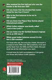 This conflict, known as the space race, saw the emergence of scientific discoveries and new technologies. Cricket Quiz Book Facts Trivia And Anecdotes From The Game Bhattacharyya Dr Kalyan B 9788129151735 Amazon Com Books