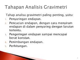 0% 0% found this document useful, mark this document as useful. Gravimetri Kimia Analisa Ppt Download