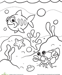Here is a list of 400+ free preschool worksheets in pdf format you can download and print from planes & balloons.they all cover the typical skills preschoolers usually work on throughout the year. Under The Sea Worksheet Education Com