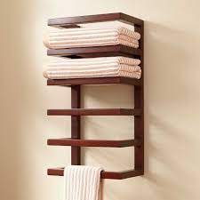 Dalton 24 wall mounted towel bar. Image Result For Wall Mounted Wooden Towel Rail Bathroom Towel Storage Room Accessories Towel Holder Bathroom