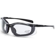 Crossfire 844rx Concept Safety Glasses Black Foam Lined Frame Clear Bifocal Lens Glasses Bifocal Lenses Bifocal