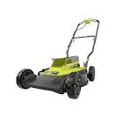 40V 18-inch 2-in-1 Cordless Battery Walk Behind Push Lawn Mower with 4.0 Ah Battery and Charger RY401100-Y Ryobi