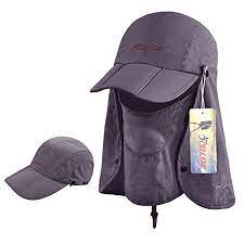 Icolor 360a Protection Folding Sun Hat Man Women Upf 50 Cycling Sun Cap Removable Neck Face Flap Cover Caps For Baseball Shade Hats Sun Cap Hats For Men