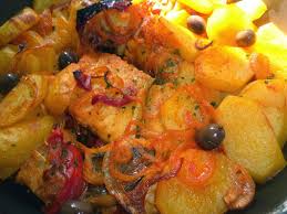 Morue Au Four A La Portugaise Morue Recette Recettes De Cuisine Recettes De Morue Au Four