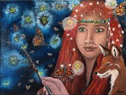 Firefly Creek" a 9X12 acrylic