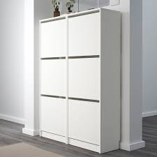 Bissa Schuhschrank 3 Facher Weiss 49x135 Cm Ikea Osterreich Ikea Shoe Cabinet Shoe Cabinet Ikea