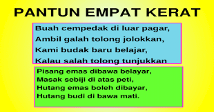 Download lagu contoh pantun 4 kerat 12.53mb dan streaming kumpulan lagu contoh pantun 4 kerat 12.53mb mp3 terbaru di metrolagu hasil diatas adalah hasil pencarian dari anda contoh pantun 4 kerat mp3 dan menurut kami yang paling cocok adalah contoh pantun 4 kerat. Pantun Empat Kerat