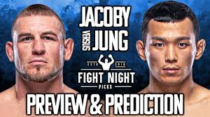 UFC Long Island: Dustin Jacoby vs. Da Un Jung Preview & Prediction