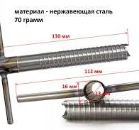 Ввертыши в чехле (комплект 5 шт, подвижная ручка 16х1,5х130)