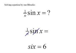 Solving Equation Math Jokes Math Humor Funny Exam Answers