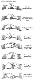 the different kinds of masonic handshakes or grips