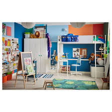 Maybe you would like to learn more about one of these? Vitval Loft Bed Frame With Desk Top White Light Gray Twin Ikea In 2021 Loft Bed Frame Loft Bed Ikea Vitval