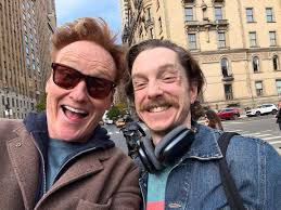 Jordan gets Harrison Ford to sign his Millennium Falcon #CONAN  #MayThe4thBeWithYou