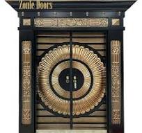 Hot Sales Cast Aluminum Security Door New Design Steel Frame ...