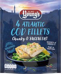 Atlantic cod is caught in the northwest atlantic from greenland to north carolina. 4 Atlantic Cod Fillets Young S Seafood