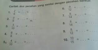 We did not find results for: Carilah Dua Pecahan Yang Senilai Dengan Pecahan Berikut Semuanya Tolong Di Jawab Soalnya Ngumpul Brainly Co Id