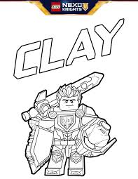 There are a lot of ninjago pages both for younger kids and more intricate pages for older kids. Lego Nexo Knights Coloring Sheet Page Shield Clay Kids Time