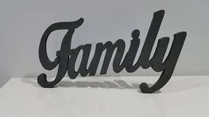 Wood Word Sign Home Decor Wood Letters Family Wooden Word Etsy In 2020 Family Wall Sign Wood Letters Word Signs