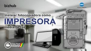 Download the latest drivers, manuals and software for your konica minolta device. Tutorial Como Instalar Fotocopiadora Bizhub Canon Ricoh Como Impresora En Red Youtube