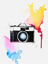 Colors Of Life Art Watercolor Aquarell Airbrush Camera Fotografie Photo Camera Art Camera Painting Poster Art