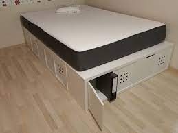 Galerie stauraumbett bauen podestbett stauraum bett selber haus von bett bauen mit stauraum photo. Bett Aus Ikea Mobeln Bett Selber Bauen Ikea Kallax Regal Kallax Regal