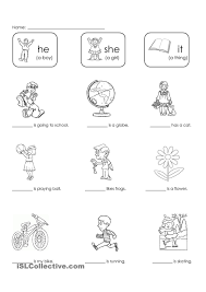 He She Or It Pronoun Worksheets Personal Pronouns Kindergarten Worksheets