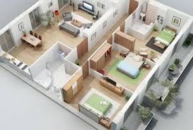 Awsome 2d Floor Plan 3d Floor Plan Fastest 3d House Plans My House Plans House Floor Plans