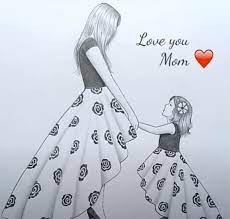 Doms ( zoom ultimate dark ) 2. Mother S Day Drawings With Pencil For Beginners How To Draw Mother S Day Drawing