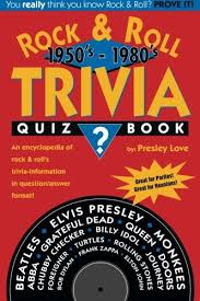 It's like the trivia that plays before the movie starts at the theater, but waaaaaaay longer. Rock N Roll Trivia Quiz Book Buy Online In Madagascar At Desertcart 28987994