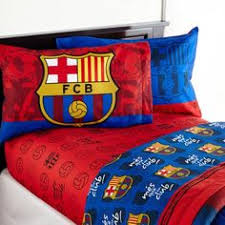 Barcelona Fcb Soccer Bedding Sheet Set Walmart Com Soccer Bedding Bed Sheets Soccer Room